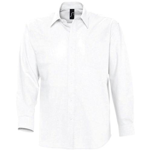 Рубашка мужская с длинным рукавом Boston белая, размер XL
