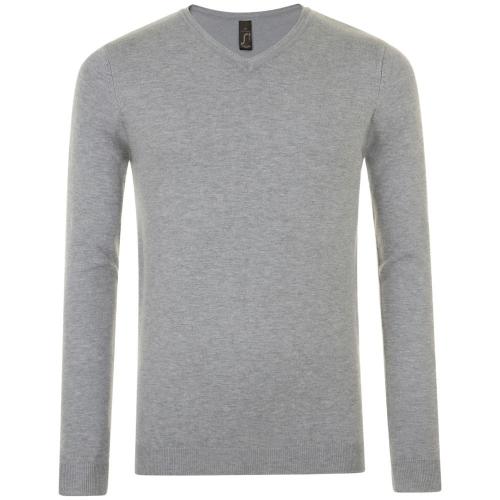 Пуловер мужской Glory Men серый меланж, размер 3XL