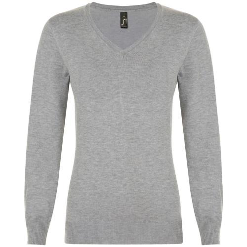 Пуловер женский Glory Women серый меланж, размер XXL