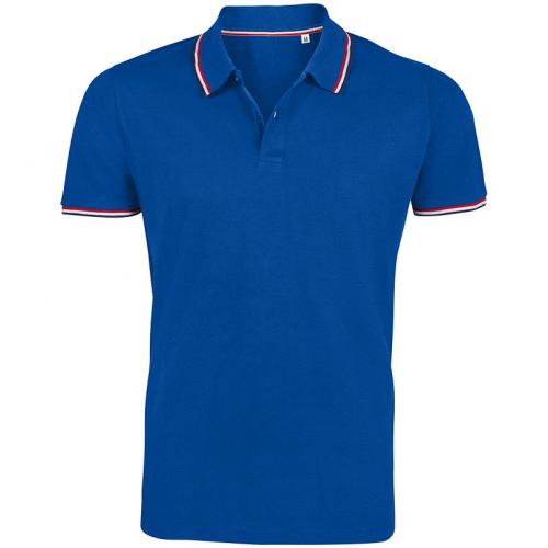 Рубашка поло мужская Prestige Men ярко-синяя, размер M