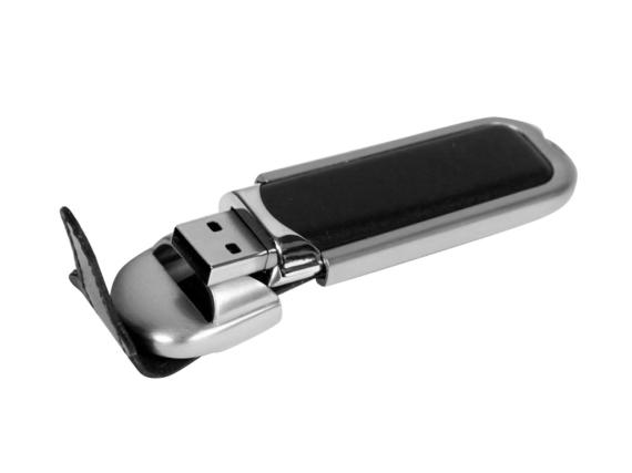 USB 2.0- флешка на 16 Гб с массивным классическим корпусом