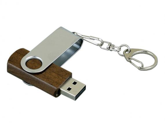 USB 3.0- флешка промо на 64 Гб с поворотным механизмом