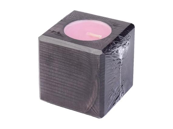 Свеча в декоративном подсвечнике «Роза»