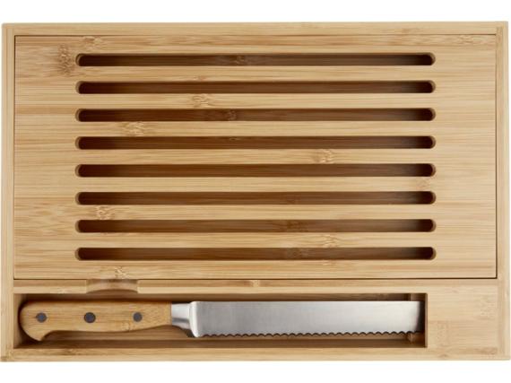 Бамбуковая разделочная доска « Pao» с ножом
