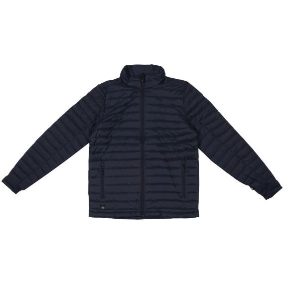 Куртка компактная мужская Stavanger темно-синяя с серым, размер 5XL