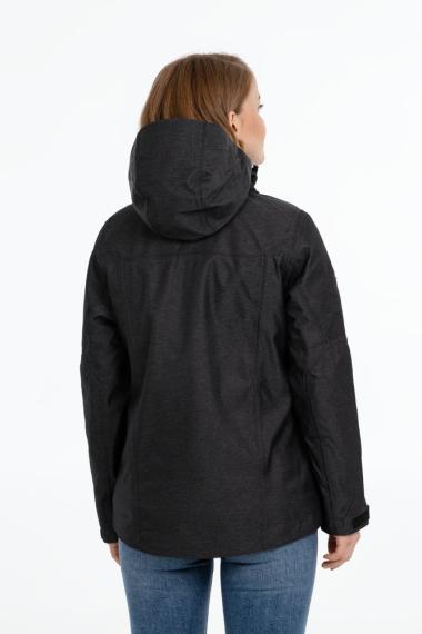 Куртка-трансформер женская Matrix серая с черным, размер XS