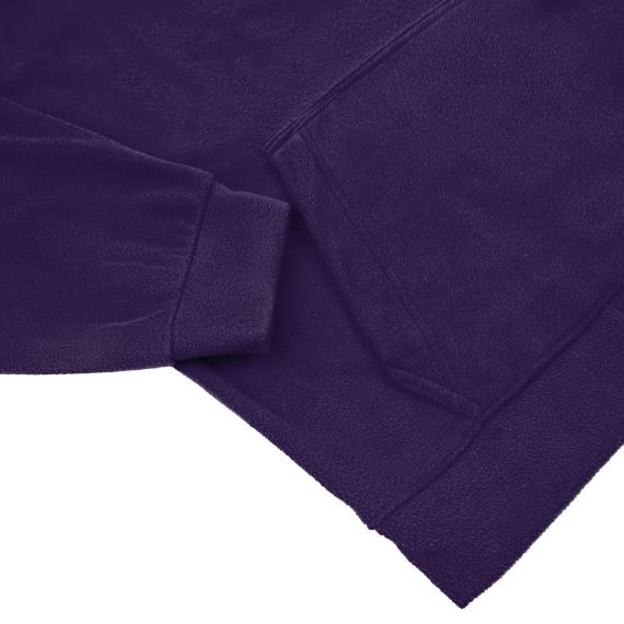 Худи флисовое унисекс Manakin, фиолетовое, размер XS/S