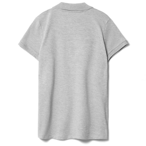 Рубашка поло женская Virma lady, серый меланж, размер L