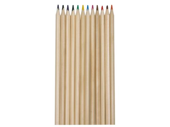 Набор из 12 трехгранных цветных карандашей «Painter»