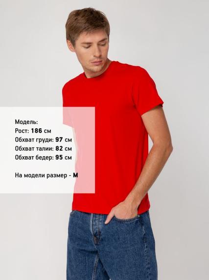 Футболка мужская T-bolka Stretch, красная, размер XL