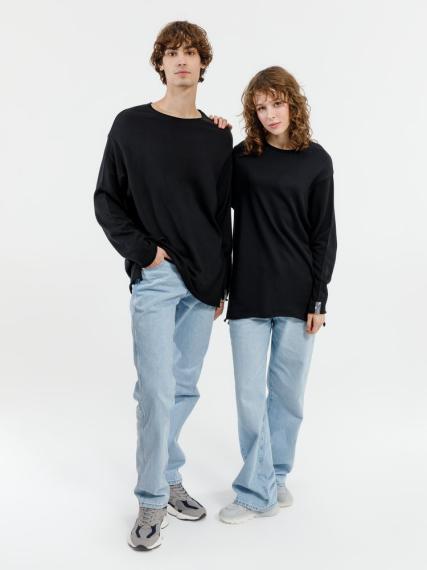 Лонгслив унисекс Siluetti Fuori, черный, размер L/XL