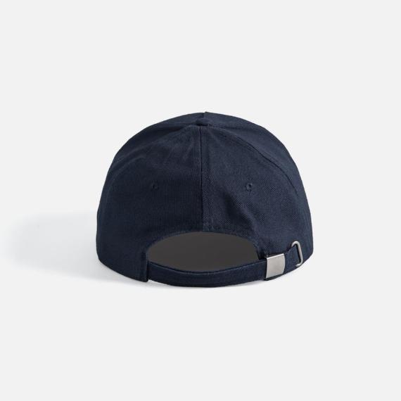 Бейсболка Long Beach, темно-синяя с белым