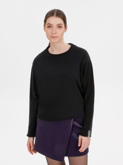 Лонгслив унисекс Siluetti Fuori, черный, размер L/XL