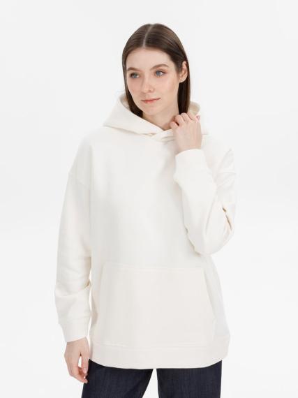 Худи оверсайз унисекс Snuggie, молочно-белое, размер M/L