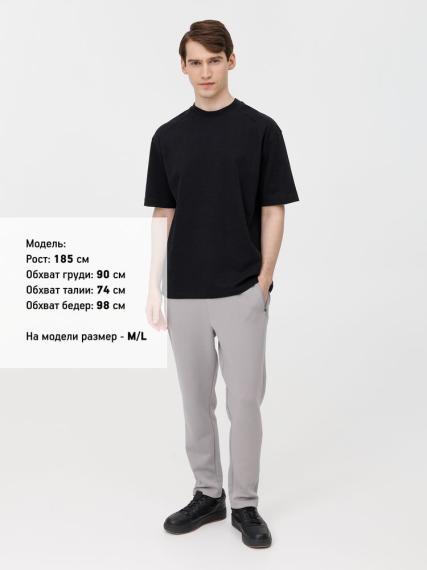Футболка оверсайз унисекс Sideline, черная, размер M/L