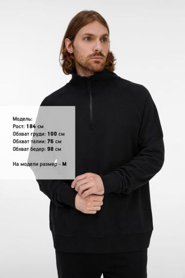 Толстовка унисекс S3, черная, размер M/L