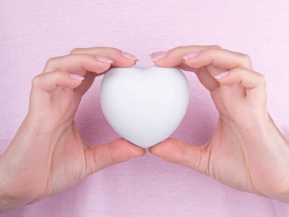 Антистресс «Сердце», белый