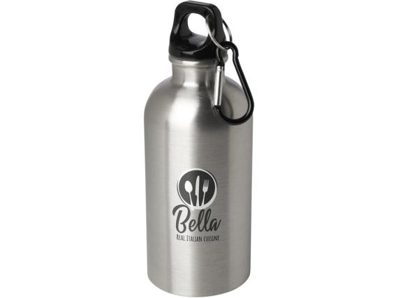 Одностенная бутылка для воды с карабином «Oregon», 400 мл