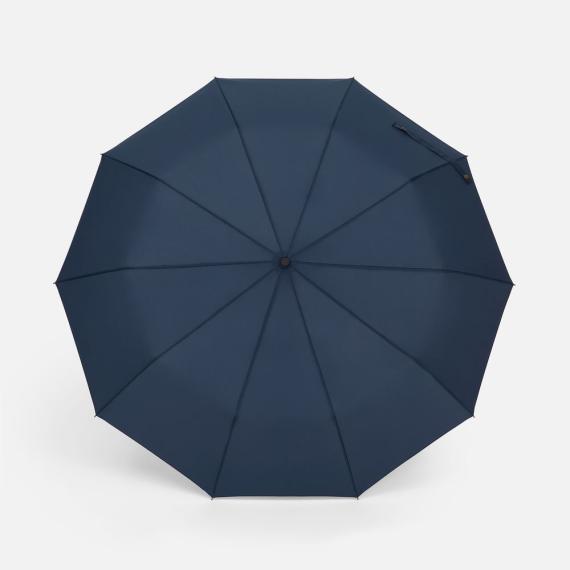 Зонт складной Cloudburst в подарочной упаковке, темно-синий