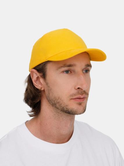 Бейсболка Long Beach, желтая