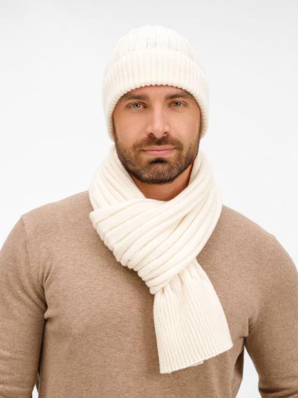 Шарф Bellish, белый (ванильный)
