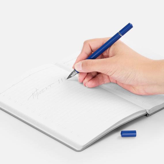 Ручка шариковая и вечный карандаш Diptych, синяя