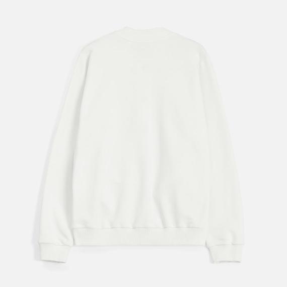 Бомбер унисекс Nuppu, молочно-белый, размер M