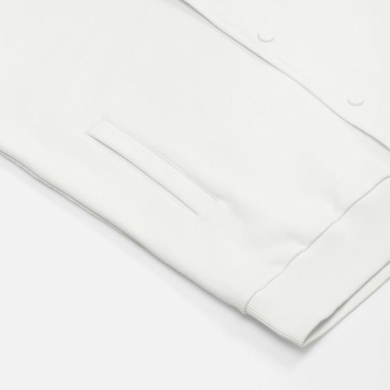 Бомбер унисекс Nuppu, молочно-белый, размер M