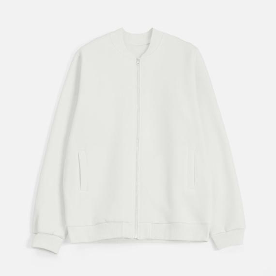 Бомбер унисекс Estado, молочно-белый, размер S