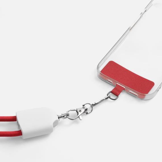 Кабель-ланьярд energyFlex Pro, красный