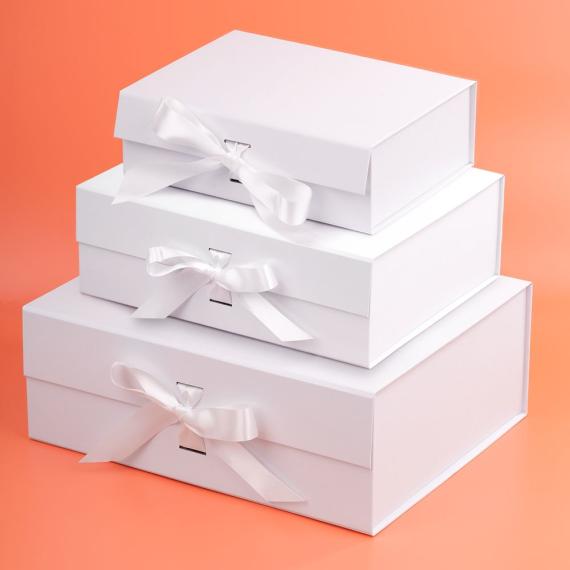 Коробка складная Rusetti, L, белая