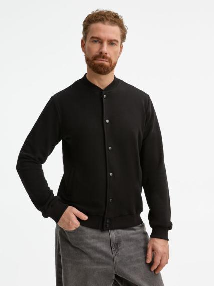 Бомбер унисекс Nuppu, черный, размер L