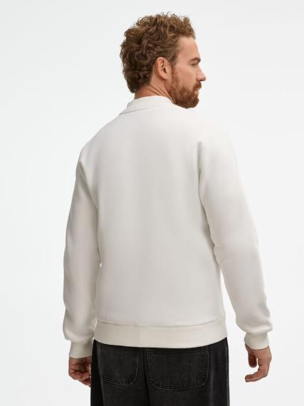 Бомбер унисекс AtmosWear, молочно-белый, размер S