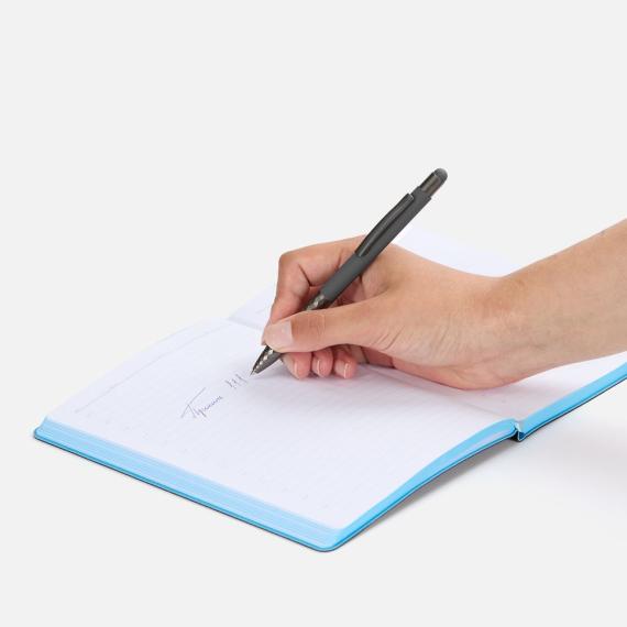 Ручка шариковая со стилусом Digit Soft Touch, серая