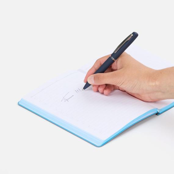 Ручка шариковая Bolt Soft Touch, синяя