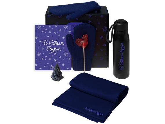 Подарочный набор «Re:Air» с варежками, шарфом и термосом