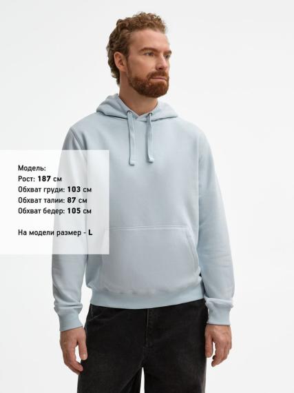 Толстовка унисекс Spencer голубая, размер S