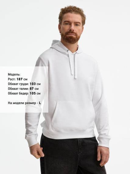 Толстовка унисекс Spencer белая, размер XXL