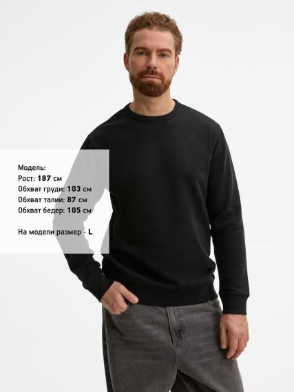 Толстовка унисекс Sully черная, размер L