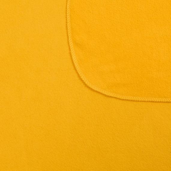 Флисовый плед Warm&Peace, желтый