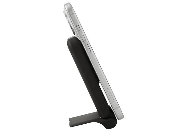 Беспроводной внешний аккумулятор с подсветкой лого и подставкой «Magflash», 10000 мАч, 15 Вт