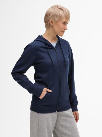 Толстовка унисекс Stone темно-синяя, размер XL