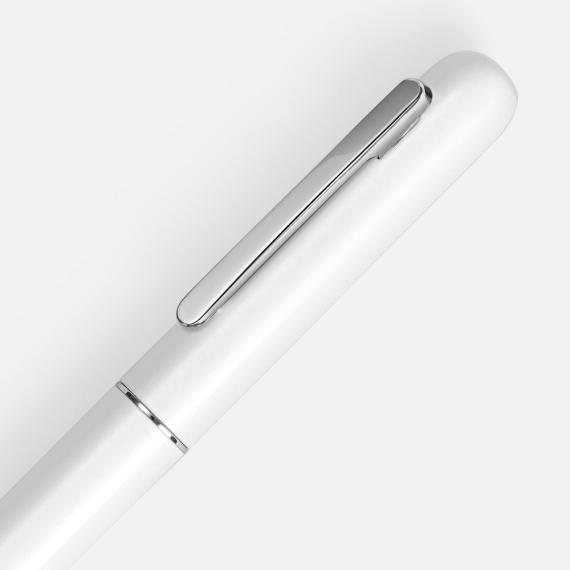 Ручка шариковая Scribo, матовая белая