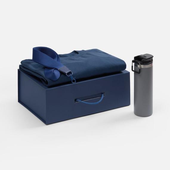 Коробка складная New Case Fold, темно-синяя