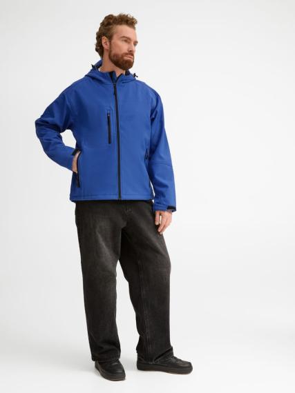 Куртка мужская с капюшоном Replay Men ярко-синяя, размер S