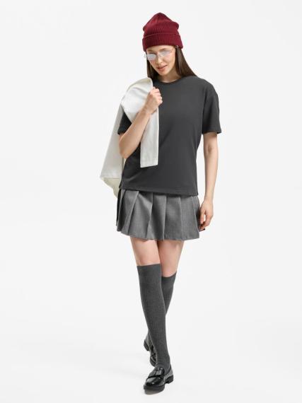 Футболка унисекс Durington, темно-серая (графит), размер XS/S