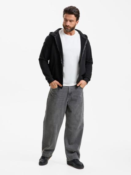 Толстовка унисекс оверсайз Sartoro, черная, размер XS/S