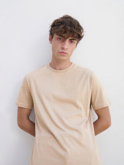 Футболка унисекс Legend, бежевая (льняная), размер XS