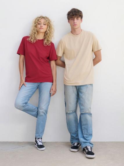 Футболка унисекс Legend, бежевая (льняная), размер XS