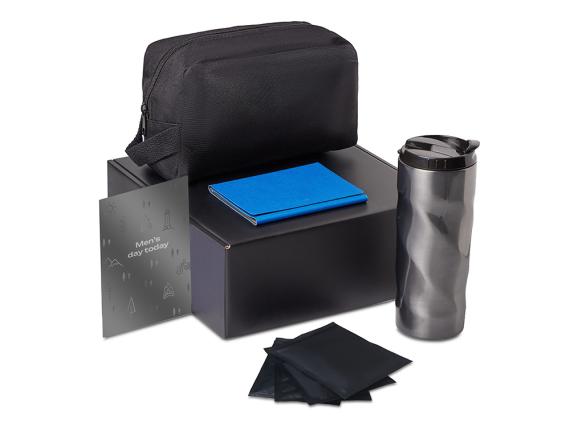 Подарочный набор «Re:m. Road»  с термокружкой, косметичкой и обложкой для паспорта